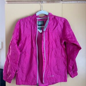 L.L. Bean Kids Fuchsia Windbreaker